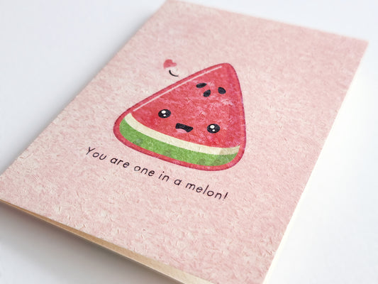 One in a Melon Greeting Card