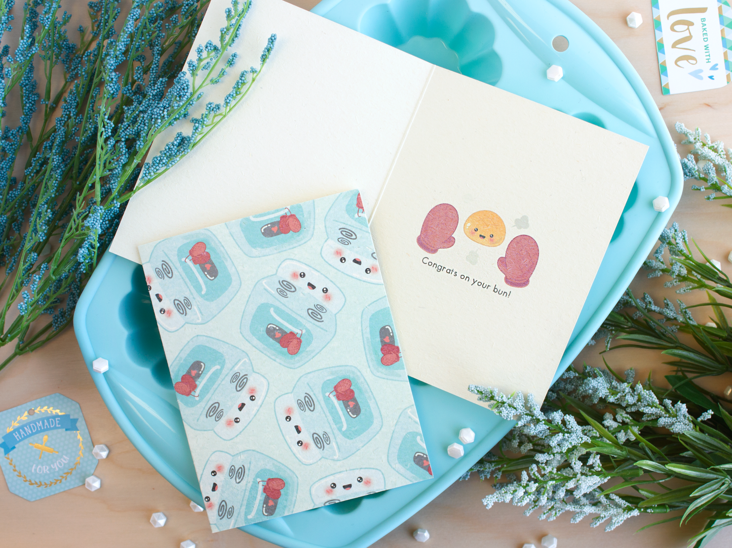Bun in the Oven Expecting Card