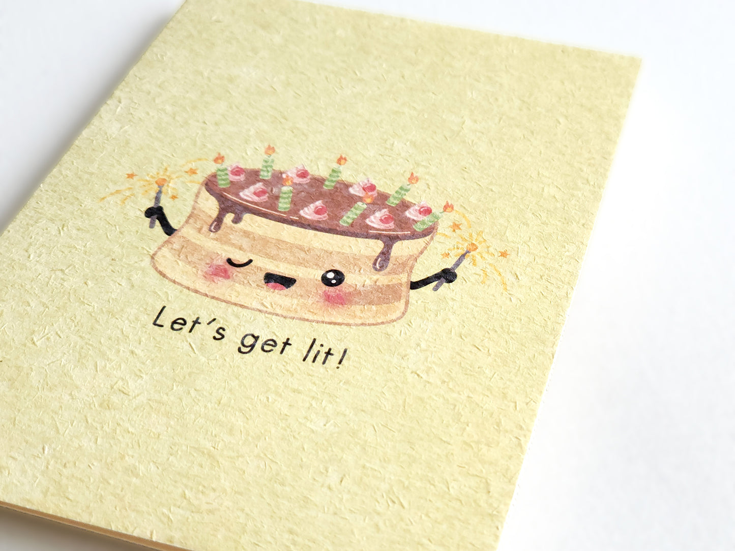 Let's Get Lit Birthday Card