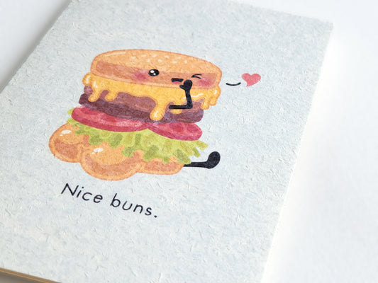 Nice Buns Greeting Card