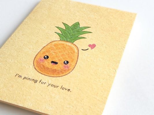 Pining For Your Love Greeting Card