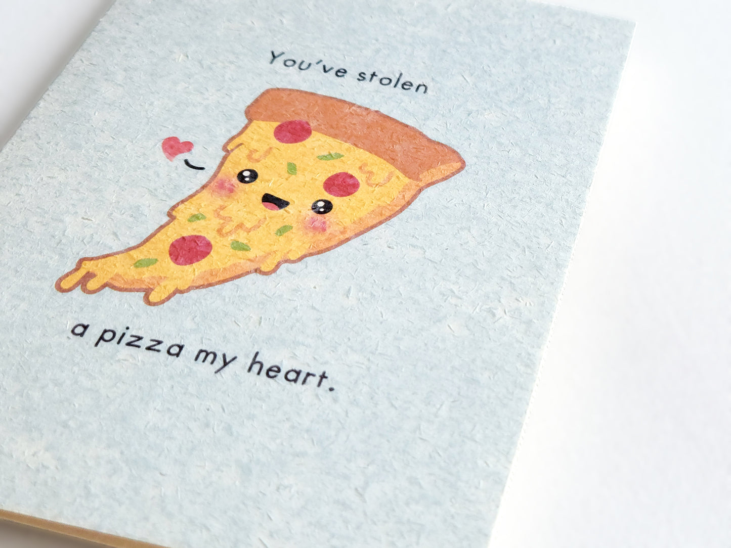 A Pizza My Heart Greeting Card