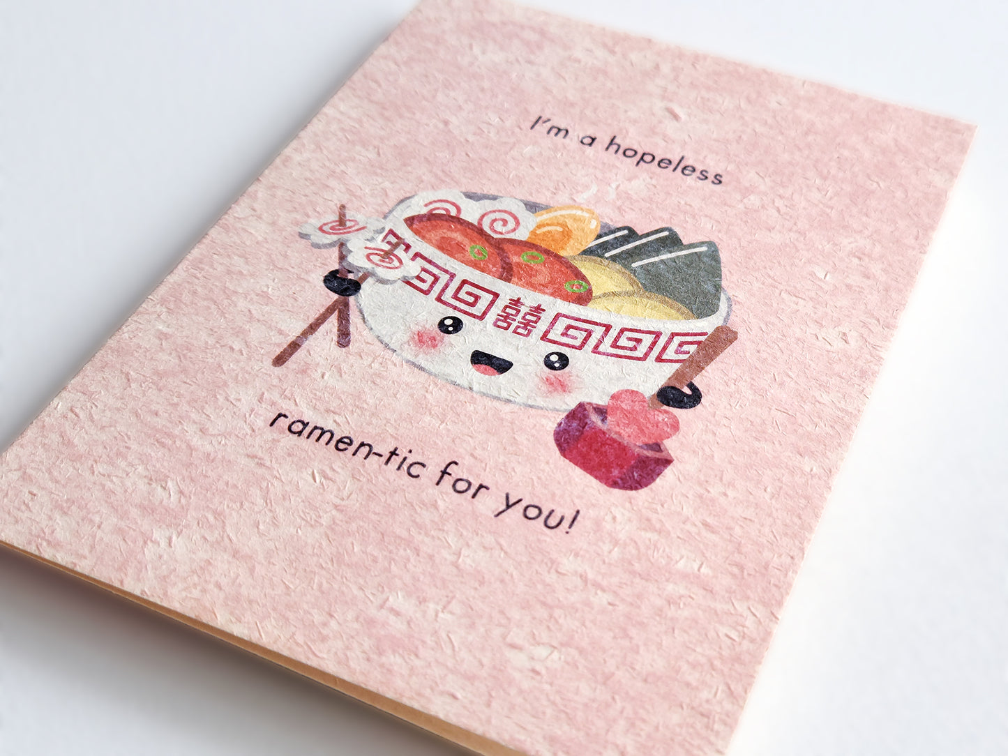 Hopeless Ramen-tic Greeting Card