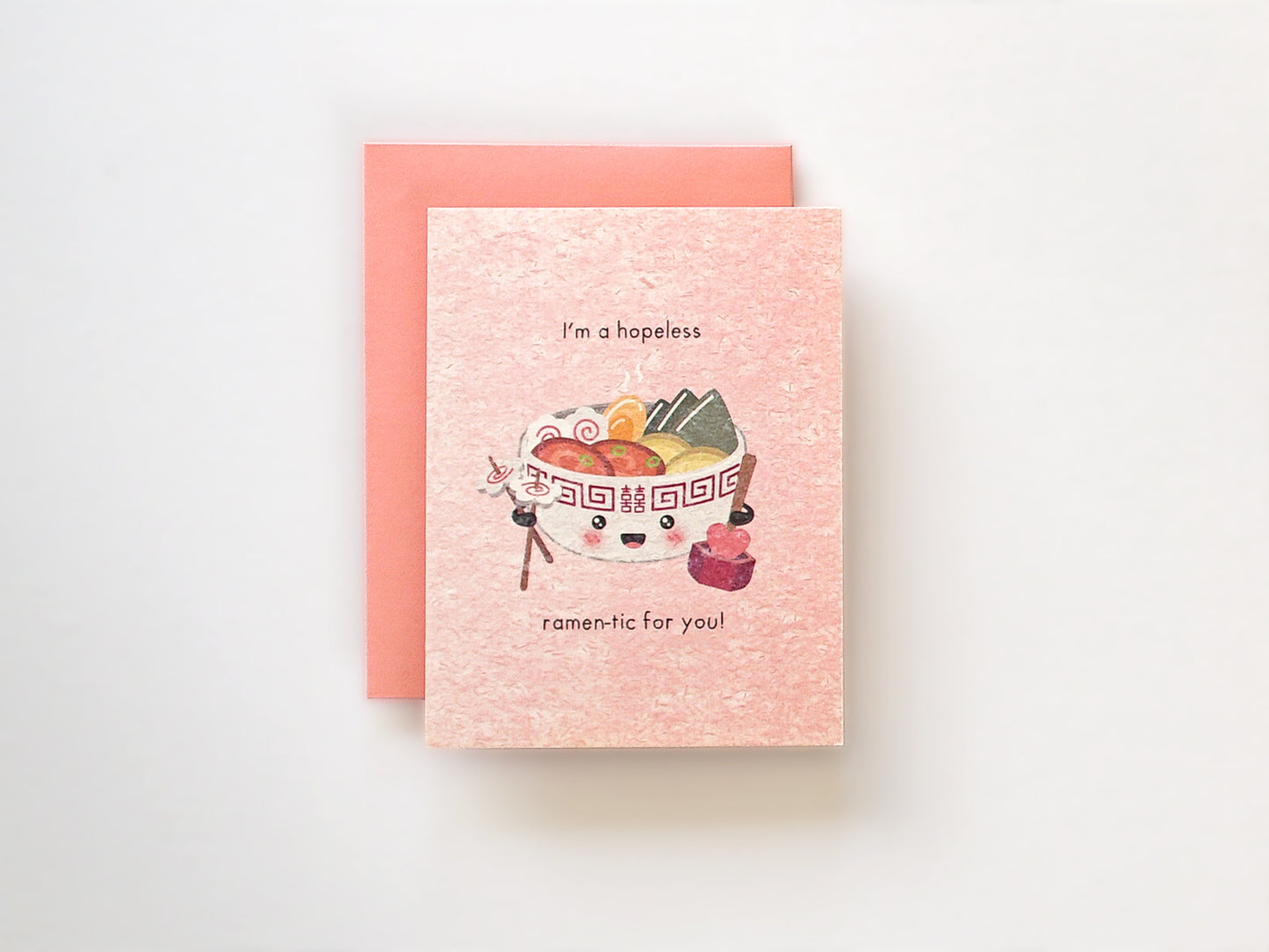 Hopeless Ramen-tic Greeting Card